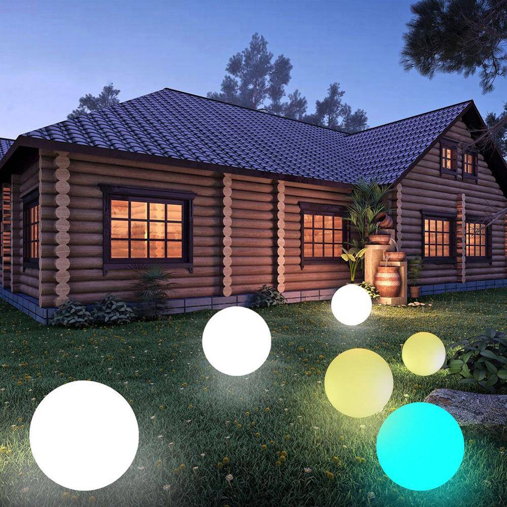Multicolor LED Solar Light Ball For Outdoor | Floating Ball Lamp On Swimming Pool / Pond | Yard Garden Home Decor Garden Decorative Lights Underwater Lights