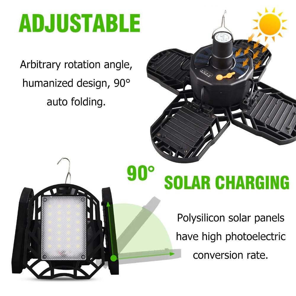 Rechargeable LED Camping Foldable Lantern | For Camp Tent Fishing Lanterns & Work Lights