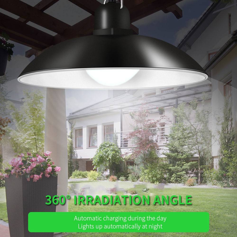 Solar Powered Retro Pendant Light With Remote Control Deck / Fence / Path Lights Garden Decorative Lights