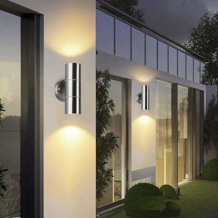 Up-Down Spotlight Outdoor Wall Sconce Exterior Wall Lamps Wall Lamps (Indoor)