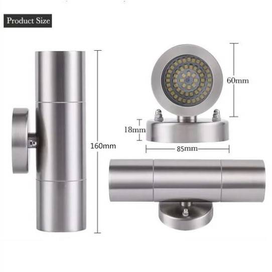 Up-Down Spotlight Outdoor Wall Sconce Exterior Wall Lamps Wall Lamps (Indoor)