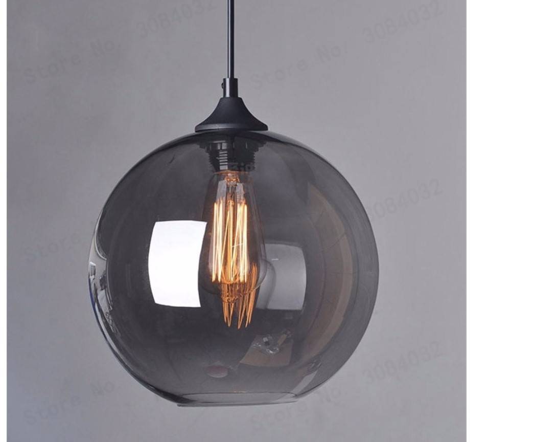 Smoke Color Glass Pendant Lighting