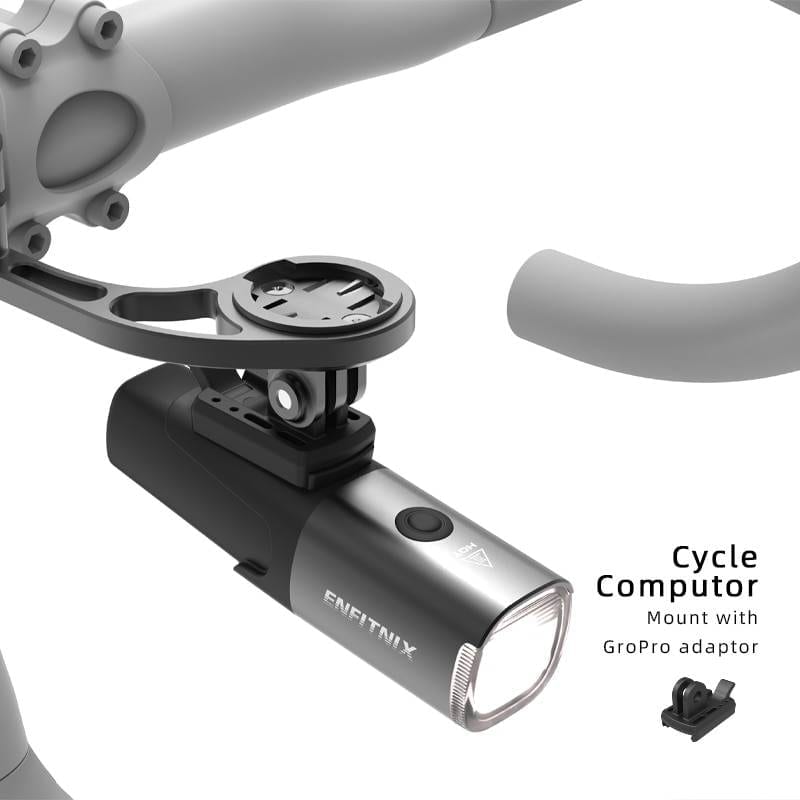 USB Rechargeable Bike Smart Handlebar Headlight Flash Lights & Head Lamps Lighting Tech Gadgets