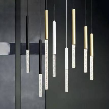 Modern Cylinder Bubble Acrylic LED Pendant Light Pendant Lights Modern Cylinder Bubble Acrylic LED Pendant Light Pendant Lights