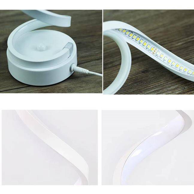 Modern LED Spiral Curved Table Lamp Desk & Table Lamps Modern LED Spiral Curved Table Lamp Desk & Table Lamps