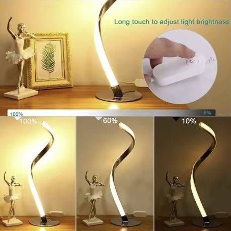 Modern Spiral streamlined Table Lamp Desk & Table Lamps Modern Spiral streamlined Table Lamp Desk & Table Lamps
