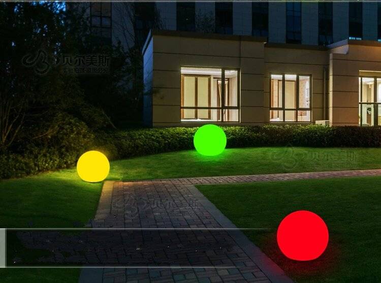 Outdoor Remote LED Garden Ball Lights Garden Decorative Lights Underwater Lights