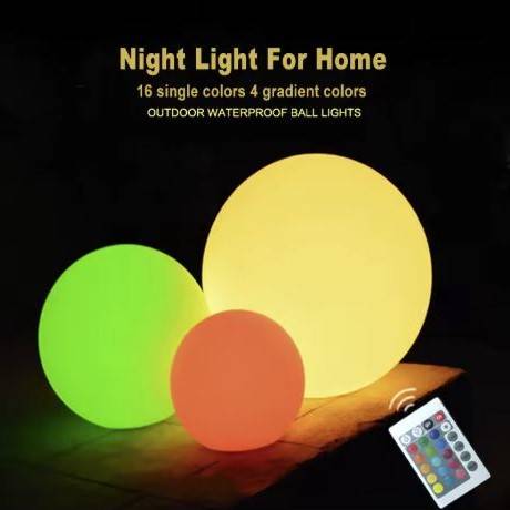Remote LED Garden Ball Lights Rechargeable Garden Decorative Lights Underwater Lights