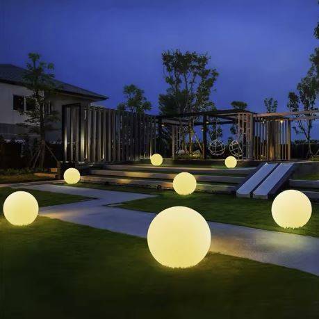 Remote LED Garden Ball Lights Rechargeable Garden Decorative Lights Underwater Lights
