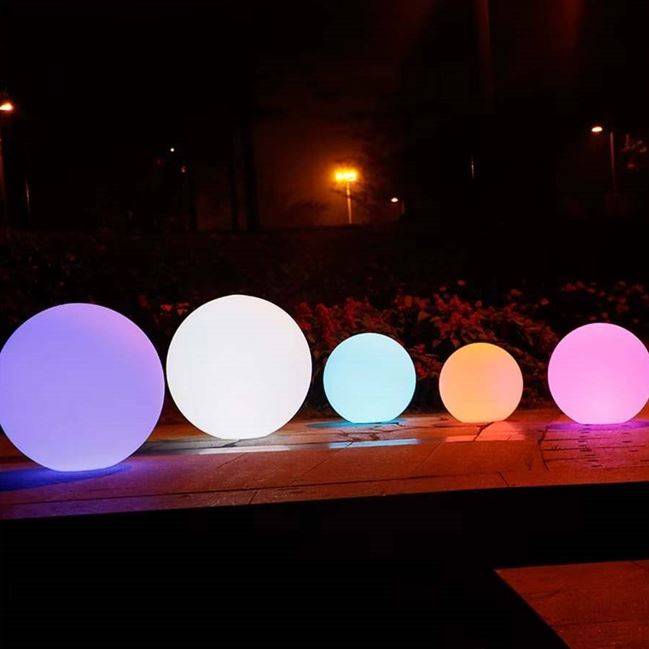 Remote LED Garden Ball Lights Rechargeable Garden Decorative Lights Underwater Lights