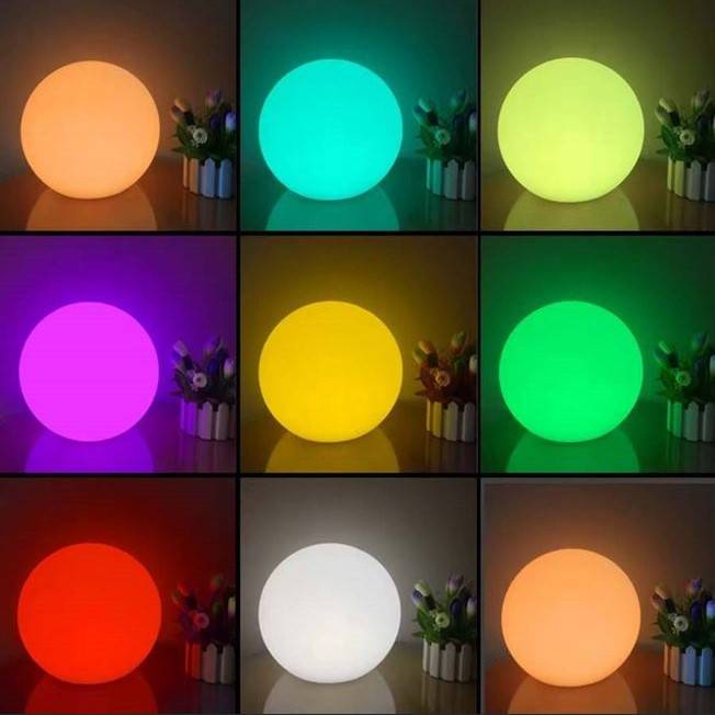 Remote LED Garden Ball Lights Rechargeable Garden Decorative Lights Underwater Lights