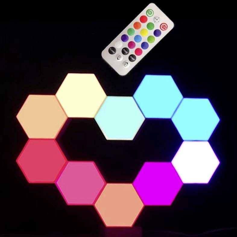 Modular Honeycomb DIY Wall Deco Lights Wall Lamps (Indoor) Modular Honeycomb DIY Wall Deco Lights Wall Lamps (Indoor)