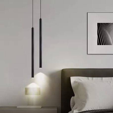 Slim Long Tube LED Pendant Droplights Pendant Lights