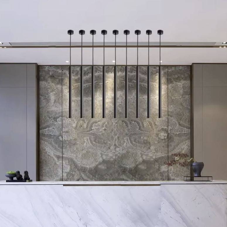 Slim Long Tube LED Pendant Droplights Pendant Lights