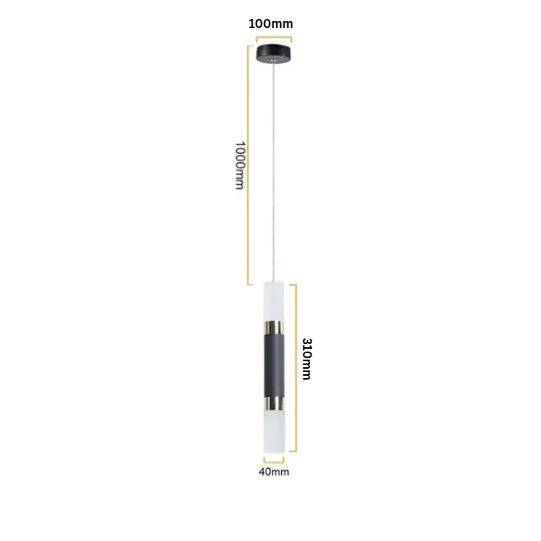 Two-way Lighting LED Rod Pendant Lamp Pendant Lights