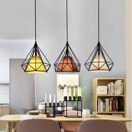 Vintage Black Iron Cage Pendant Lamp Pendant Lights Vintage Black Iron Cage Pendant Lamp Pendant Lights