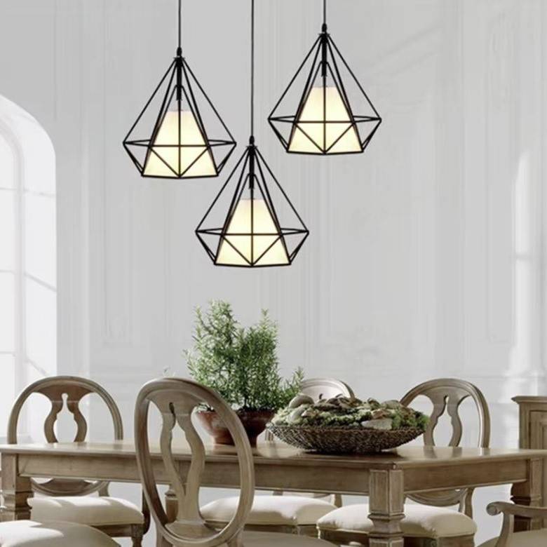 Vintage Black Iron Cage Pendant Lamp Pendant Lights Vintage Black Iron Cage Pendant Lamp Pendant Lights