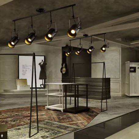 Vintage Track Lighting LED Spotlight Fixtures LED Ceiling Downlights