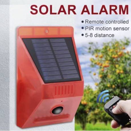 Solar Security Warning Siren Light Exterior Wall Lamps Solar Powered Security Lights Solar Security Warning Siren Light Exterior Wall Lamps Solar Powered Security Lights