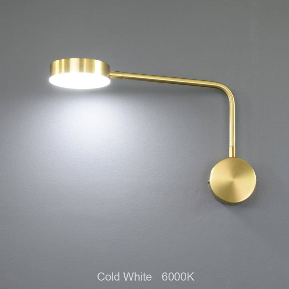 Modern Wall Lights Bedside For Bedroom Arm Swivel LED Wall Lamp Living Room Home Lighting With Switch Wall Sconce Indoor Wall Lamps
