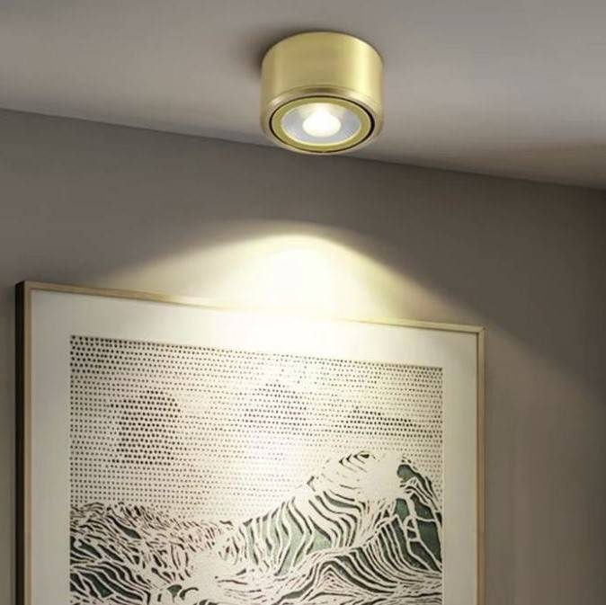 Surface Mounted Brass Copper LED Spotlight LED Ceiling Downlights Surface Mounted Brass Copper LED Spotlight LED Ceiling Downlights