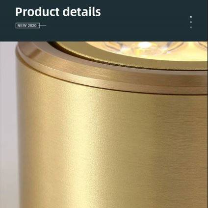 Surface Mounted Brass Copper LED Spotlight LED Ceiling Downlights Surface Mounted Brass Copper LED Spotlight LED Ceiling Downlights
