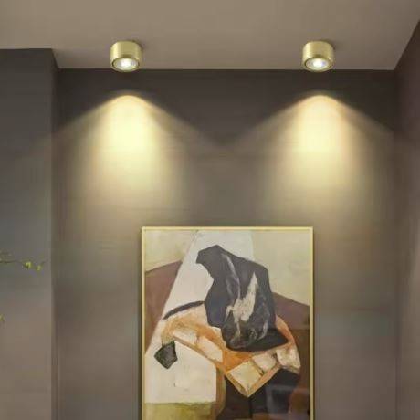 Surface Mounted Luxury Copper LED Spotlight LED Ceiling Downlights Surface Mounted Luxury Copper LED Spotlight LED Ceiling Downlights