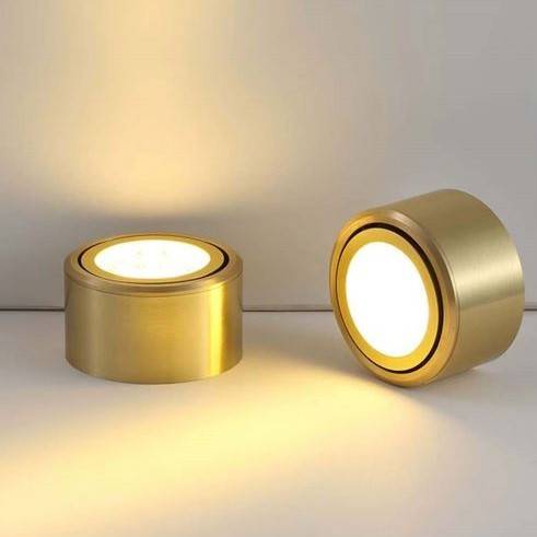 Surface Mounted Luxury Copper LED Spotlight LED Ceiling Downlights Surface Mounted Luxury Copper LED Spotlight LED Ceiling Downlights