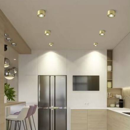 Surface Mounted Luxury Copper LED Spotlight LED Ceiling Downlights Surface Mounted Luxury Copper LED Spotlight LED Ceiling Downlights