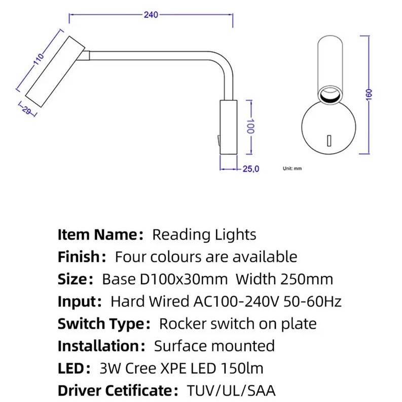 Angle Adjustable Modern Wall Sconce Lamp Wall Lamps (Indoor) Angle Adjustable Modern Wall Sconce Lamp Wall Lamps (Indoor)
