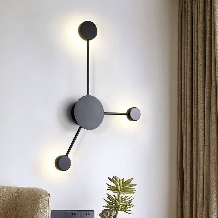 Creative Multi Discs & Lines Combination Art Wall Lamp Wall Lamps (Indoor) Creative Multi Discs & Lines Combination Art Wall Lamp Wall Lamps (Indoor)
