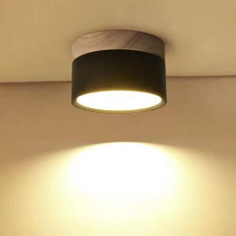 Dimmable Surface Mounted Wood-Pattern Downlight LED Ceiling Downlights Dimmable Surface Mounted Wood-Pattern Downlight LED Ceiling Downlights
