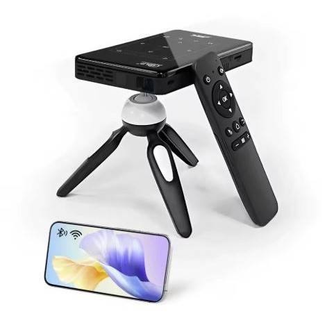 Mini Portable DLP 4K WiFi Android Projector Lighting Tech Gadgets Mini Portable DLP 4K WiFi Android Projector Lighting Tech Gadgets