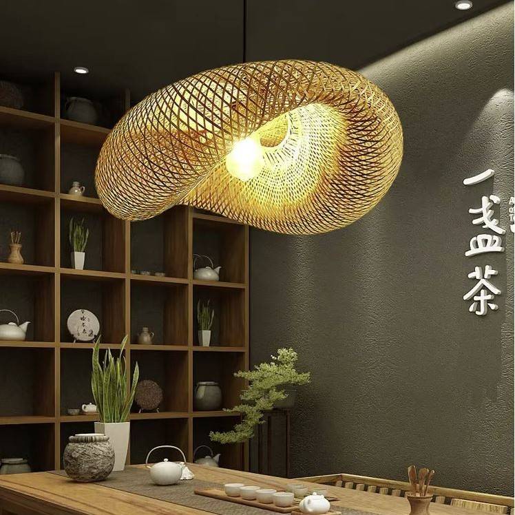 Natural Bamboo Weave Lampshade Vintage Pendant Light Chandeliers Pendant Lights Natural Bamboo Weave Lampshade Vintage Pendant Light Chandeliers Pendant Lights