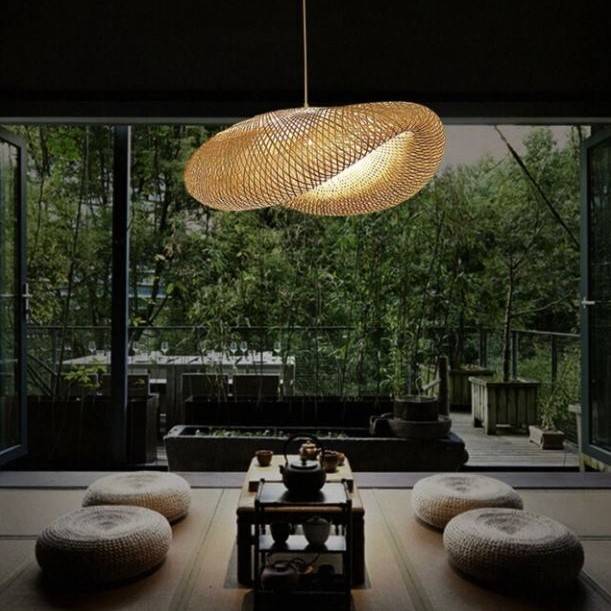 Natural Bamboo Weave Lampshade Vintage Pendant Light Chandeliers Pendant Lights Natural Bamboo Weave Lampshade Vintage Pendant Light Chandeliers Pendant Lights