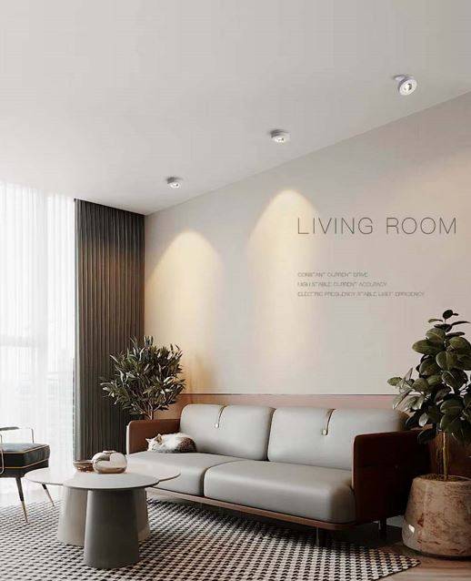 Rotatable & Foldable Slim Recessed LED Spotlight LED Ceiling Downlights