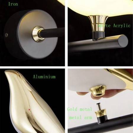 Rotatable Lovely Bird LED Wall Sconce Lamp Wall Lamps (Indoor) Rotatable Lovely Bird LED Wall Sconce Lamp Wall Lamps (Indoor)