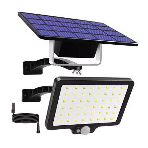 Super-Bright Wide Solar Panel Wall Lamp Exterior Wall Lamps Solar Powered Security Lights