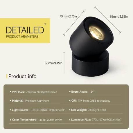 Urban Surface-Mounted LED Ceiling Spotlight LED Ceiling Downlights