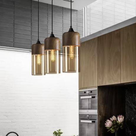 Wood Grain Amber Glass Pendant Lights Pendant Lights Wood Grain Amber Glass Pendant Lights Pendant Lights