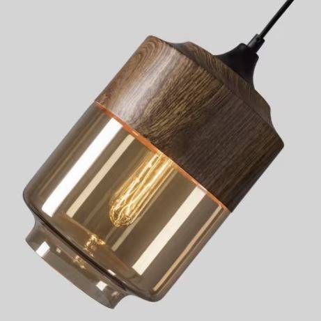 Wood Grain Amber Glass Pendant Lights Pendant Lights Wood Grain Amber Glass Pendant Lights Pendant Lights