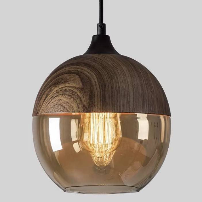 Wood Grain Amber Glass Pendant Lights Pendant Lights Wood Grain Amber Glass Pendant Lights Pendant Lights