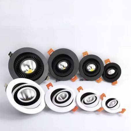 360 Degree Rotatable LED Recessed Shell Spotlight LED Ceiling Downlights