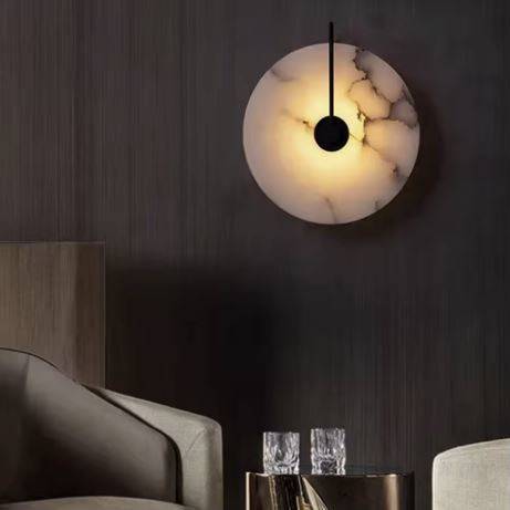 Marble Lampshade LED Wall Lamp Wall Lamps (Indoor) Marble Lampshade LED Wall Lamp Wall Lamps (Indoor)