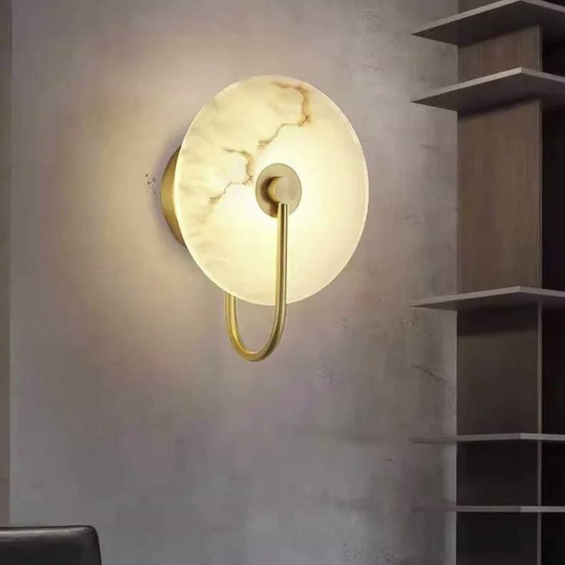 Marble Lampshade LED Wall Lamp Wall Lamps (Indoor) Marble Lampshade LED Wall Lamp Wall Lamps (Indoor)