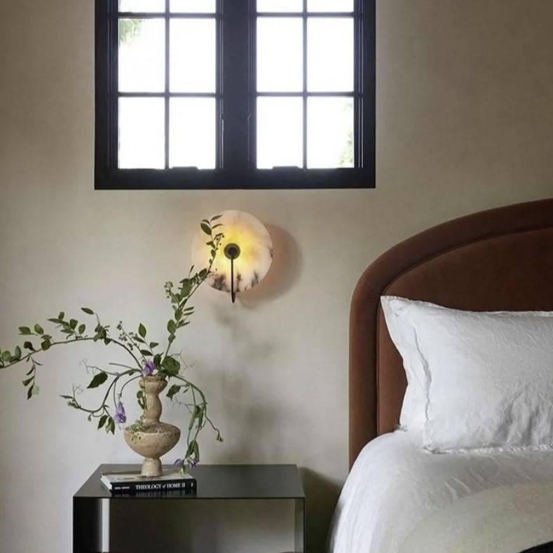 Marble Lampshade LED Wall Lamp Wall Lamps (Indoor) Marble Lampshade LED Wall Lamp Wall Lamps (Indoor)