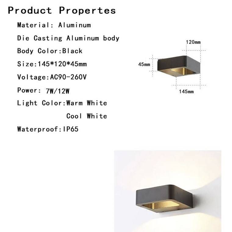 Outdoor Modern Up & Down LED Porch Wall Lamp Exterior Wall Lamps Outdoor Landscape Lightings Outdoor Modern Up & Down LED Porch Wall Lamp Exterior Wall Lamps Outdoor Landscape Lightings