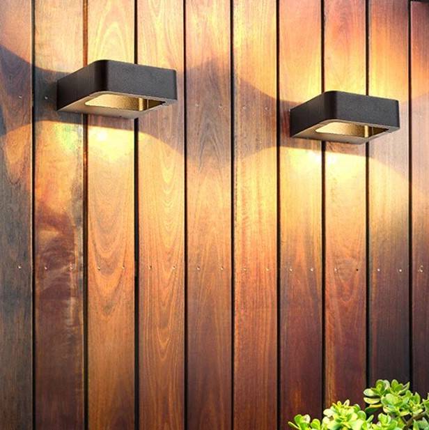 Outdoor Modern Up & Down LED Porch Wall Lamp Exterior Wall Lamps Outdoor Landscape Lightings