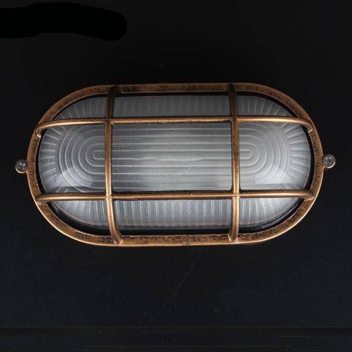 Retro Moisture Explosion-proof Outdoor Wall Light Vintage Waterproof E27 Ceiling Lamp Outdoor Wall & Porch Lighting cicilighting