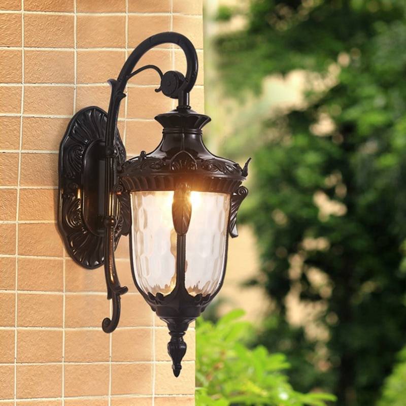 Retro Exterior Wall Light Fixture Outdoor Lantern Sconce Porch Light Lamp  E27